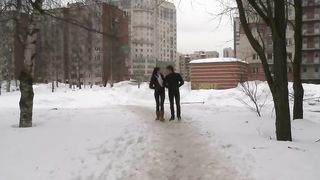 Russian winter sex