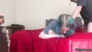 Gohitc slut Amy squirms as I punish her