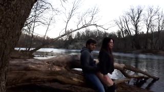 Cute Girlfriend Sex Outside