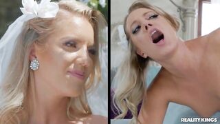 Blonde Bride Fucks Her Lesbian Friend