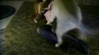 Frisky Loves Dog Cock