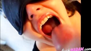 Mouth cum swallow