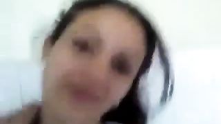 Egyptian Girl Show Her Body For Her Lover In Toilet