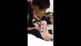 Straight Guy Masturbates In Front of his Mates