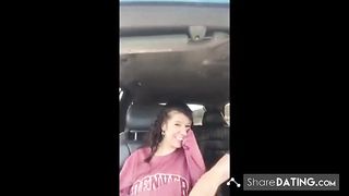 Sunday drive finger bang orgasm