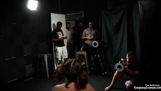 Pregnant Slut Gangbang Interview