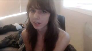 Femboy Alice Cums Hard on Webcam