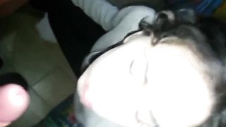 Amateur Italian blowjob and facial