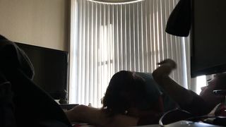 Tiny Asian morning sex on hidden camera (re post me)