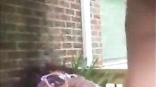 Sucking Dick On the Front  Porch!  (In Broad Daylight)