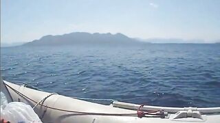 Fuck hot ass girlfriend in boat