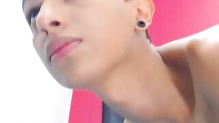 Wonderful Young Latino Wanks,Eats Cum