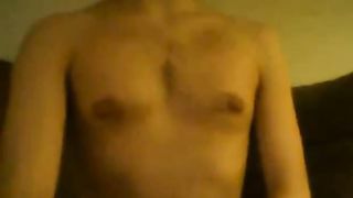 Danish Boy - young hairy boy wank and cum