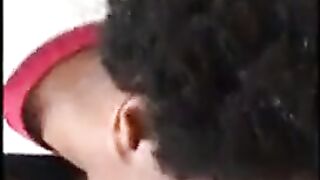 Hung White Boy Grabs Black Bitch Head Fuck