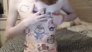 Danish Redhead+Viking Bi Boy - Camshow In US = Gudheadt 1