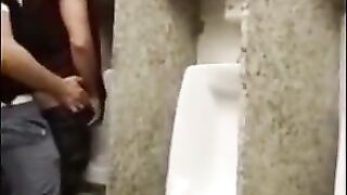 breeding a slut in a Public Bathroom