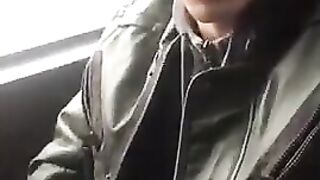 Wanking on a Bus