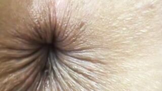 close up butthole winking