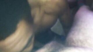 Black Bitch Swallows White Thug Cum 3