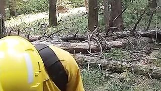 real wildfire worker