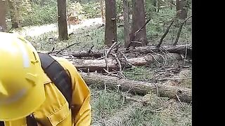 real wildfire worker