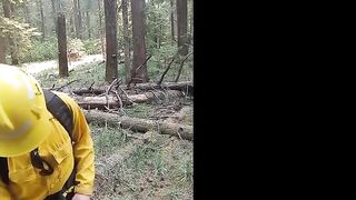 real wildfire worker