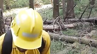 real wildfire worker