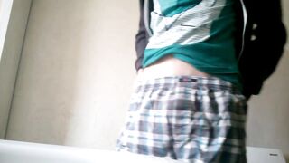 hot cuming in two Boxers, mal wieder geill gewichst