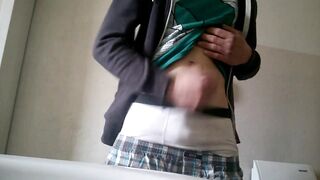 hot cuming in two Boxers, mal wieder geill gewichst