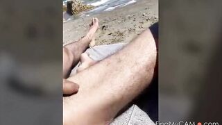 Beach play on Periscope